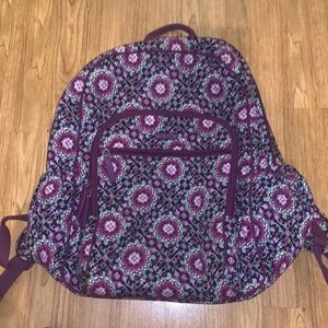 Vera Bradley Tech Backpack Lilac Medall.